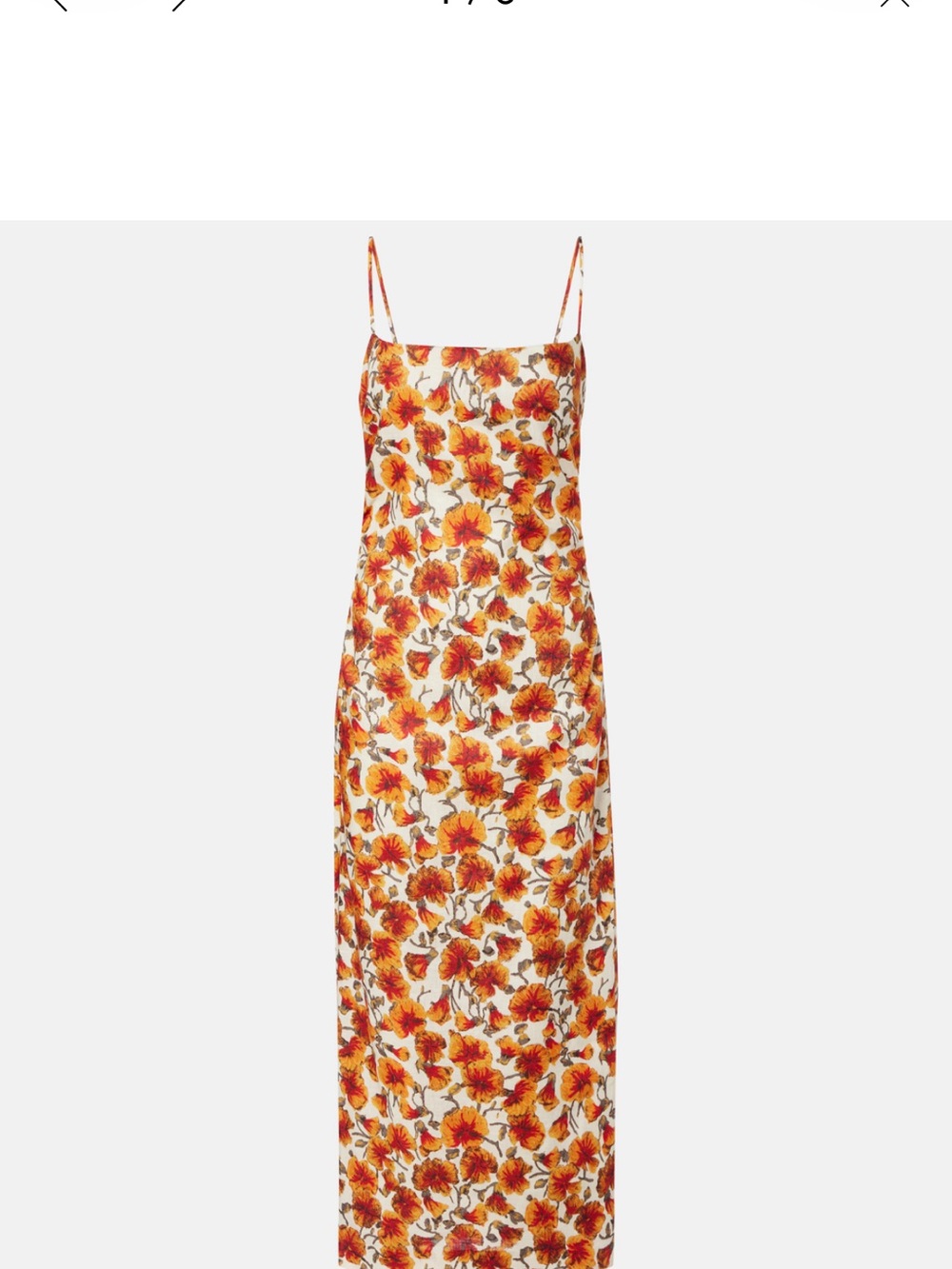 SIR
Floral linen midi dress